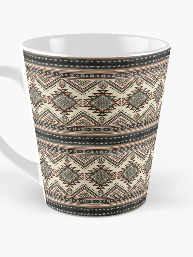 Thumbnail 3 of 4, Coffee Mug,  Rugged Native Pattern, Native Pattern Rugged designed and sold by Yes-Monkey.