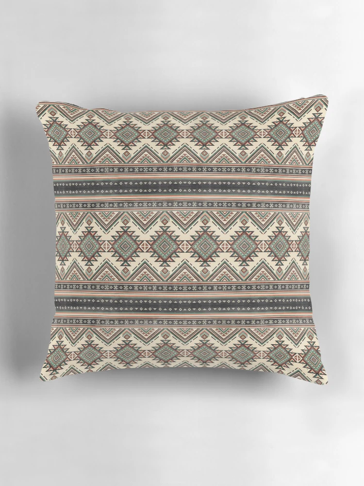 Thumbnail 3 of 4, Pillow, Rugged Native Pattern, Native Pattern Rugged designed and sold by Yes-Monkey.