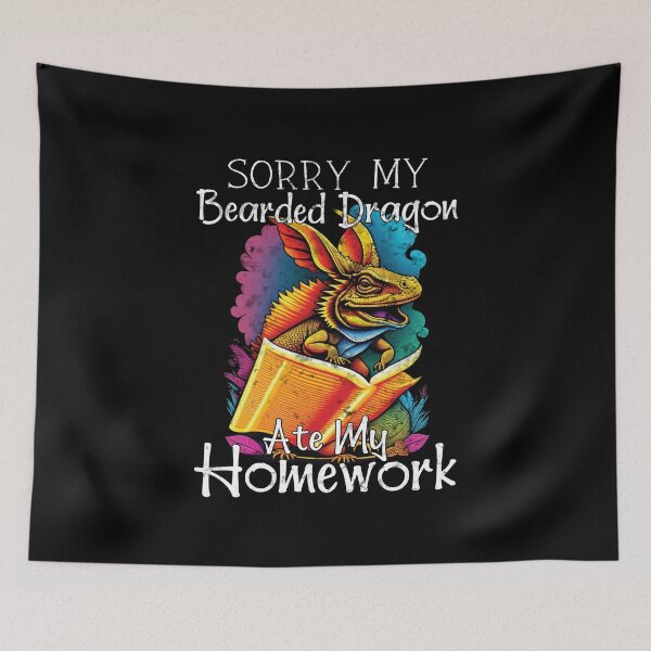 Item preview, Sorry My Bearded Dragon Ate My Homework Funny designed and sold by Trendy Valley .