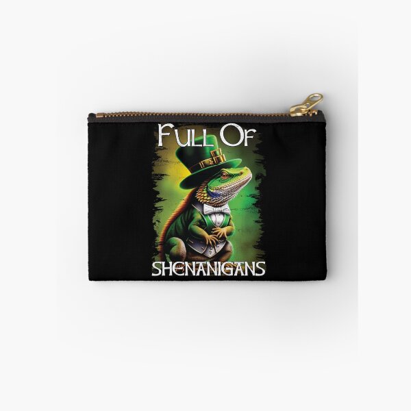 Item preview, Full of Shenanigans Funny Bearded Dragon St Patrick's Day designed and sold by Trendy Valley .