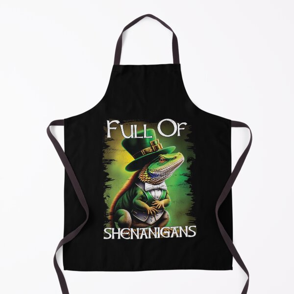 Item preview, Full of Shenanigans Funny Bearded Dragon St Patrick's Day designed and sold by Trendy Valley .