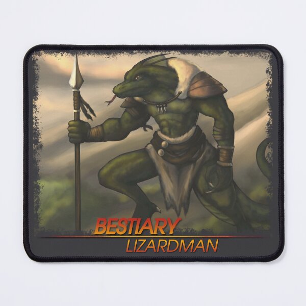 Item preview, Bestiary Lizardman designed and sold by ivsart.