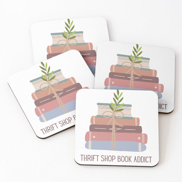 Item preview, Thrift Shop Book Addict designed and sold by FunSheTees.