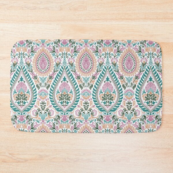 Item preview, Garden Flowers and Paisley Patterns - White Background designed and sold by SemDesigns1.