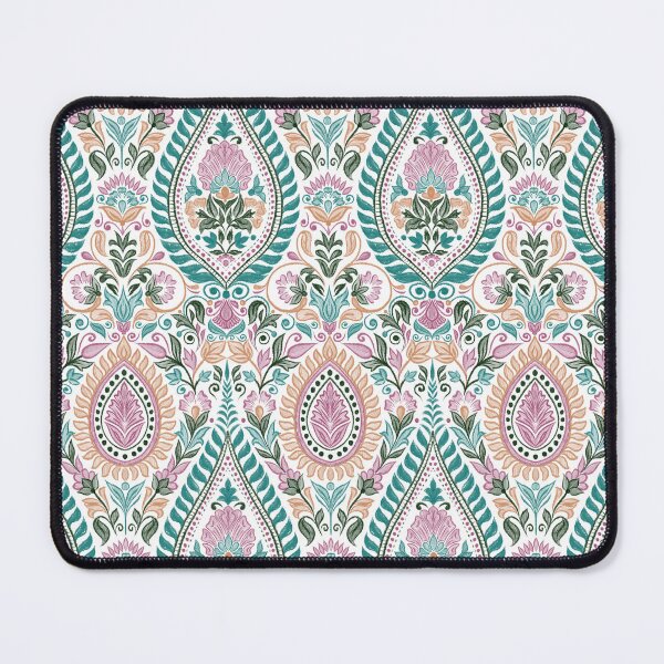 Item preview, Garden Flowers and Paisley Patterns - White Background designed and sold by SemDesigns1.