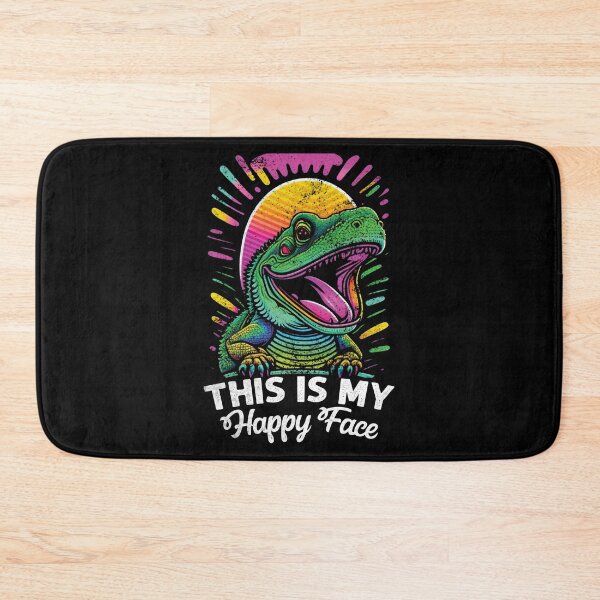 Item preview, This Is My Happy Face Funny Bearded Dragon Lover designed and sold by Trendy Valley .