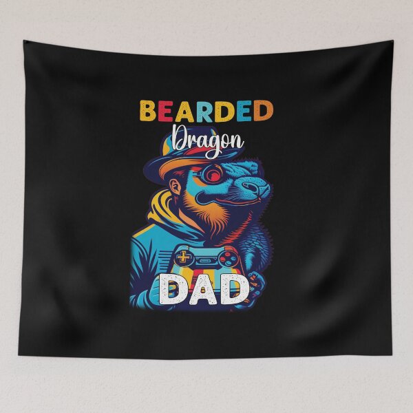 Item preview, Bearded Dragon Dad Funny Video Gamer Dad designed and sold by Trendy Valley .