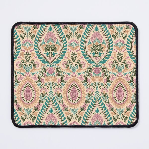 Item preview, Garden Flowers and Paisley Patterns - Peach Background designed and sold by SemDesigns1.