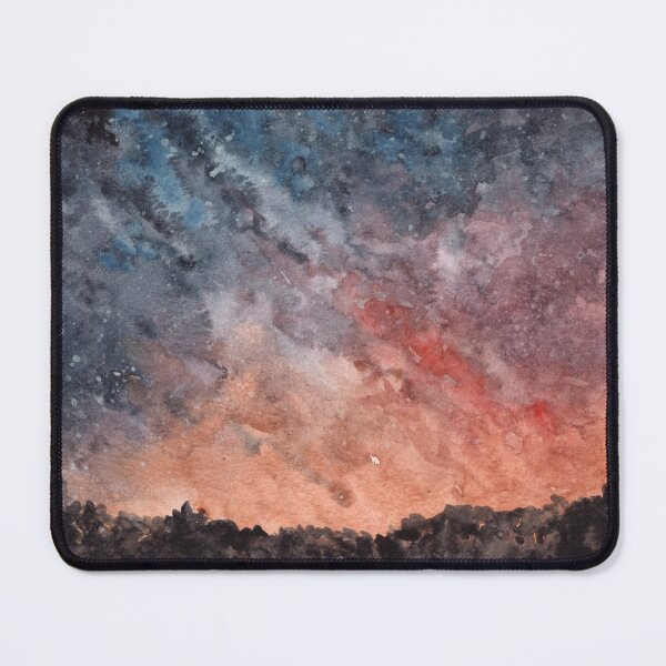 Item preview, Fiery Night Sky designed and sold by Mugdha Kakade Studio.