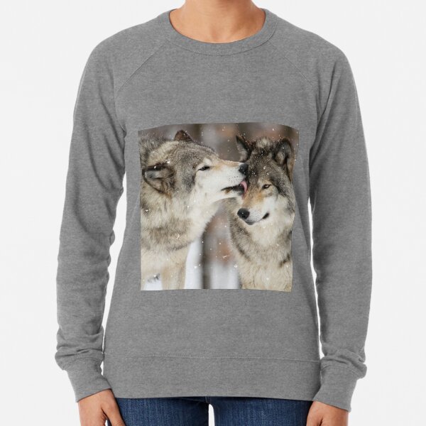 Wolf Kisses Lightweight Sweatshirt