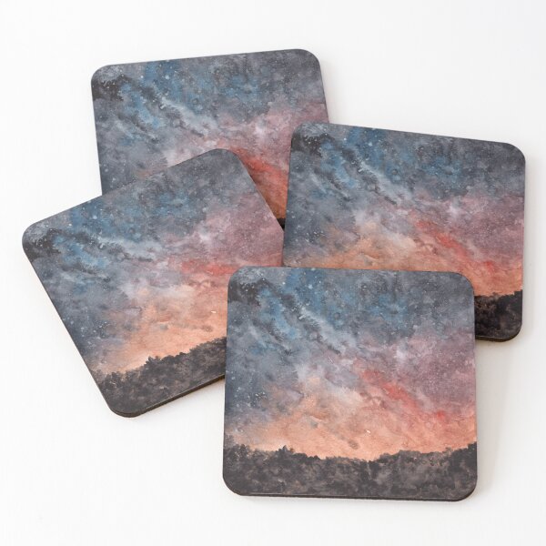 Item preview, Fiery Night Sky designed and sold by Mugdha Kakade Studio.