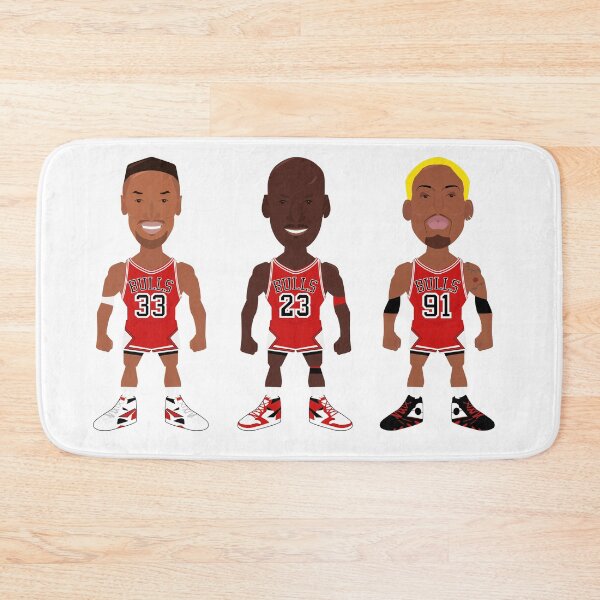Item preview, Chicago Basketball Champions : Jordan Pippen Rodman red version designed and sold by elkoraichia.