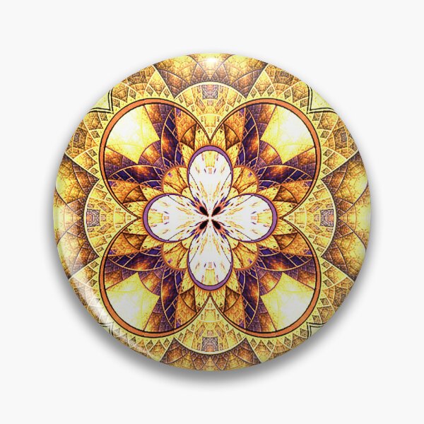 Item preview, Golden Circle Fractal, fantasy art designed and sold by LoneAngel.