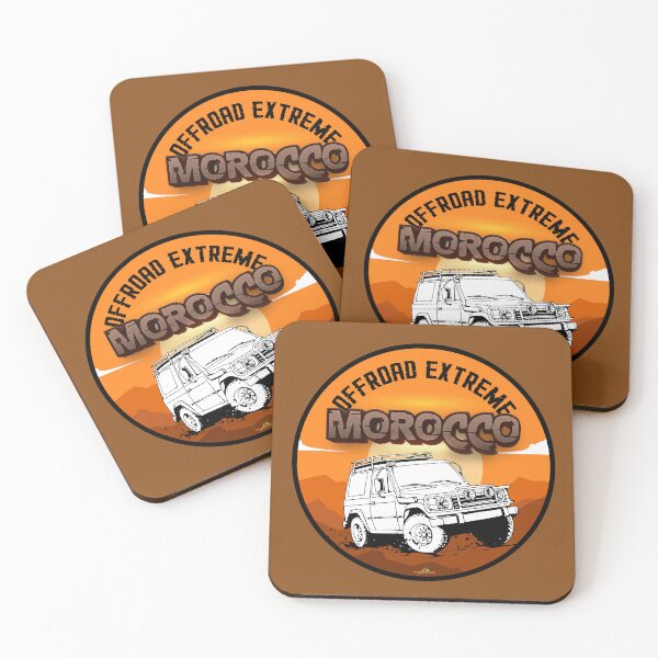 Item preview, MOROCCO Maroc 4x4 Offroad Extreme Sticker T-Shirt Sticker 01 designed and sold by OuterShellUK.