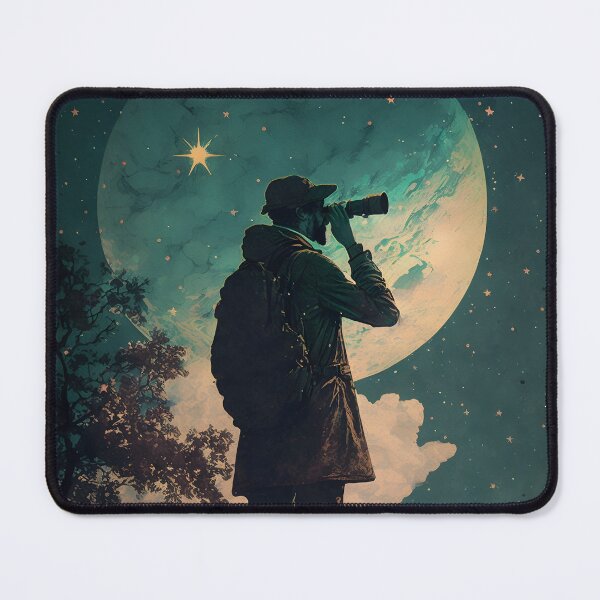 Item preview, Star Gazing Under the Moon designed and sold by MadeByAIStudio.