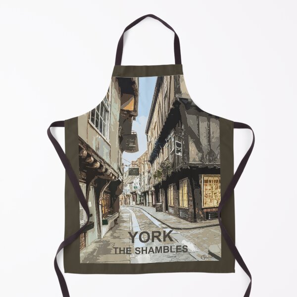Item preview, The Shambles York Yorkshire England UK. travel poster design Gift designed and sold by BarbaraGlebska.