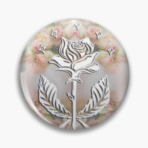 Item preview, Rose And Sparkles With Floral Background designed and sold by Soaked-N-Bleach.