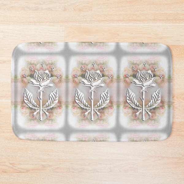 Item preview, Rose And Sparkles With Floral Background designed and sold by Soaked-N-Bleach.