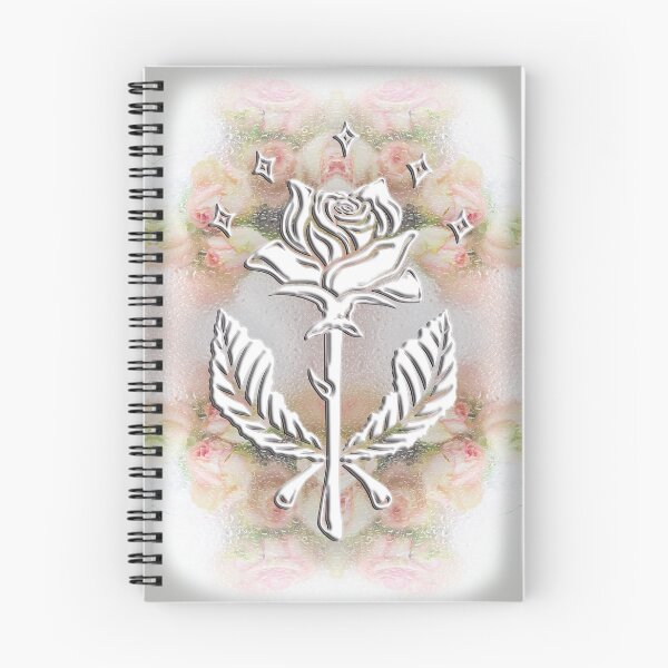 Item preview, Rose And Sparkles With Floral Background designed and sold by Soaked-N-Bleach.