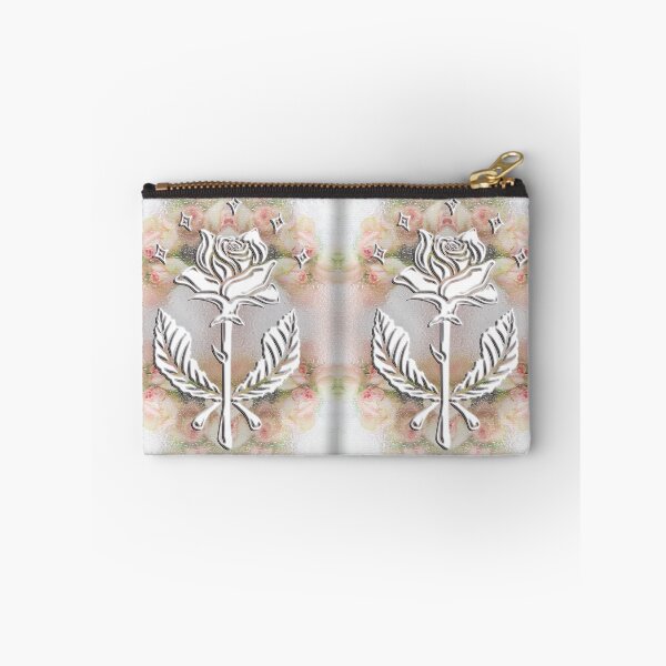 Item preview, Rose And Sparkles With Floral Background designed and sold by Soaked-N-Bleach.