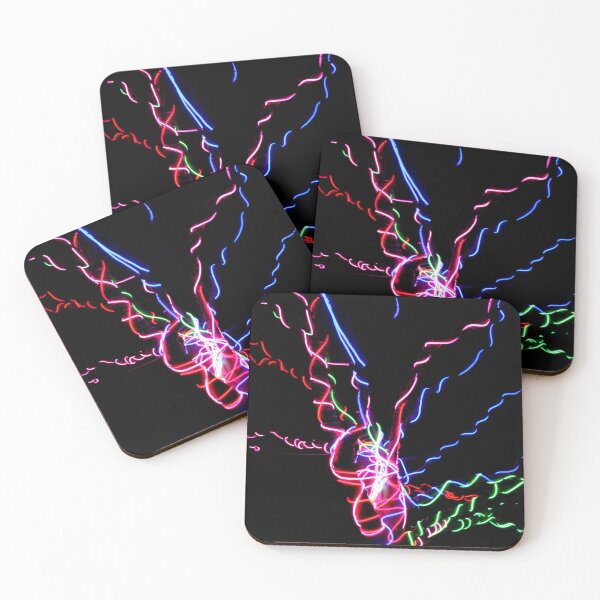 Item preview, neon squiggly designed and sold by Perggals© - Stacey Turner.
