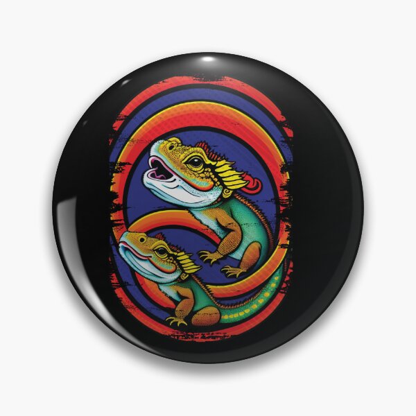Item preview, Funny Bearded Dragon Vintage Retro Lizard Lover designed and sold by Trendy Valley .