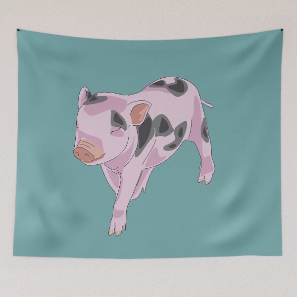 Item preview, Companion No 13 - Full Color - Teacup Pig Art designed and sold by Fun Funky Designs.