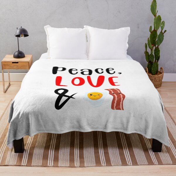 Item preview, Peace Love Bacon and Eggs, Willow Days designed and sold by avit1.