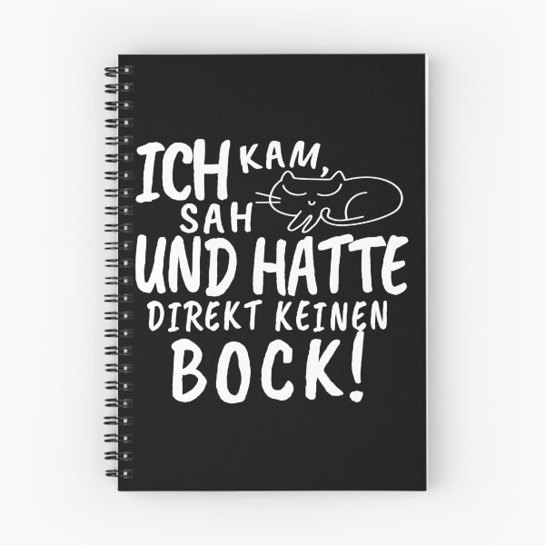 Item preview, ICH KAM, SAH UND HATTE DIREKT KEINEN BOCK! designed and sold by BRoukia.