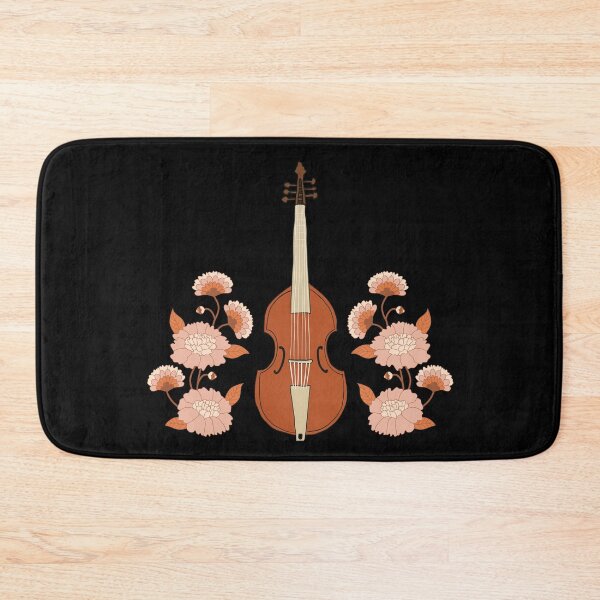 Item preview, Viol with flowers - variant designed and sold by piesdesignart.