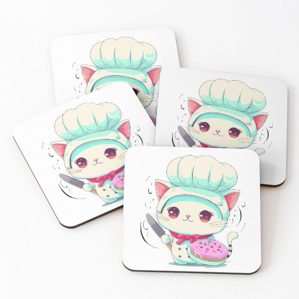 Item preview, Kitty Cat Chef #02 (Transparent) designed and sold by LovePropaganda.