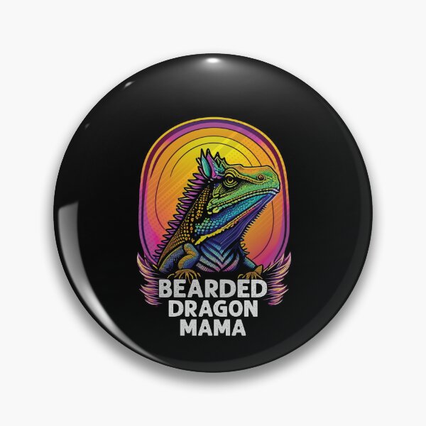 Item preview, Bearded Dragon Mama Retro Lizard Mom  designed and sold by Trendy Valley .