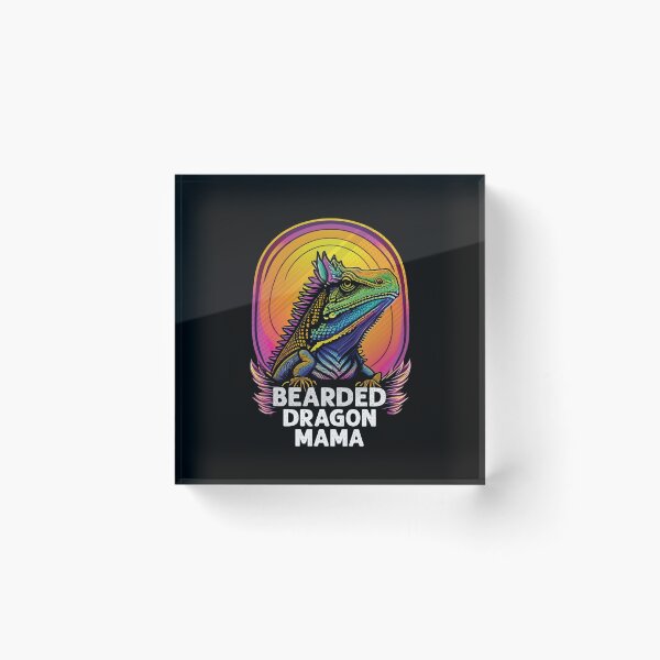 Item preview, Bearded Dragon Mama Retro Lizard Mom  designed and sold by Trendy Valley .