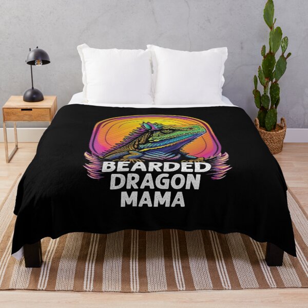Item preview, Bearded Dragon Mama Retro Lizard Mom  designed and sold by Trendy Valley .
