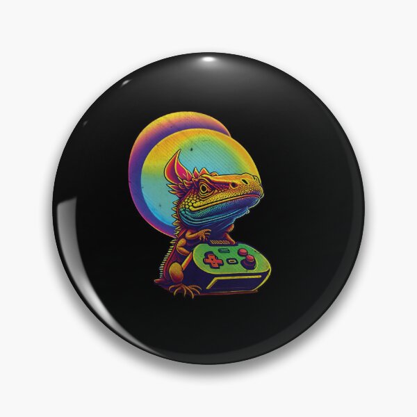 Item preview, Funny Bearded Dragon Retro Video Gamer Reptiles Lover designed and sold by Trendy Valley .