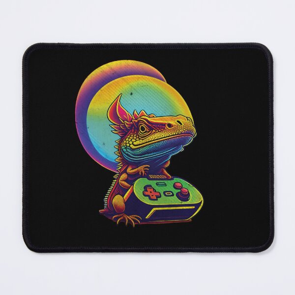 Item preview, Funny Bearded Dragon Retro Video Gamer Reptiles Lover designed and sold by Trendy Valley .
