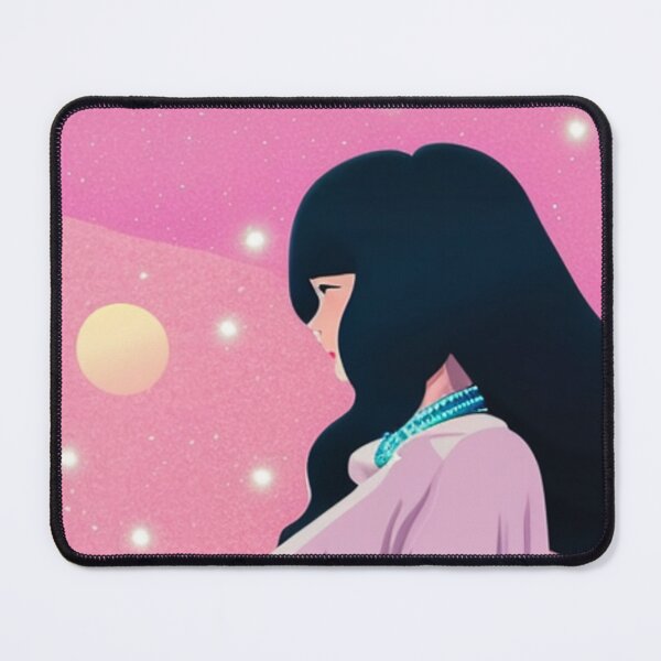 Item preview, Retro woman in moonlight designed and sold by Girly-Universe.