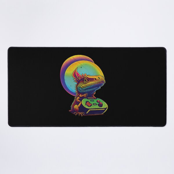 Item preview, Funny Bearded Dragon Retro Video Gamer Reptiles Lover designed and sold by Trendy Valley .