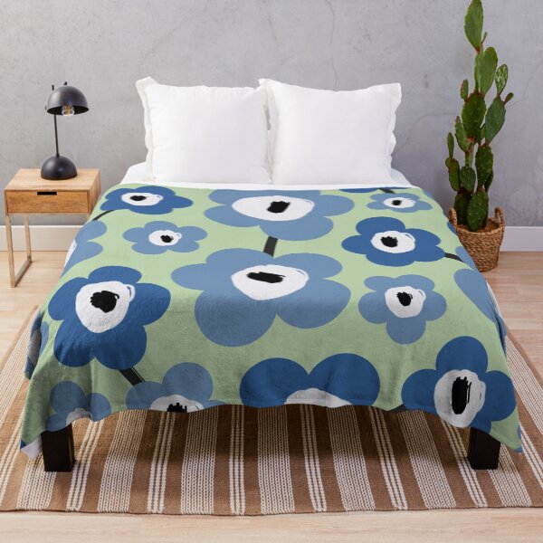 Item preview, Iconic Retro Scandinavian Spring in Mint and Blue designed and sold by Deutschic.