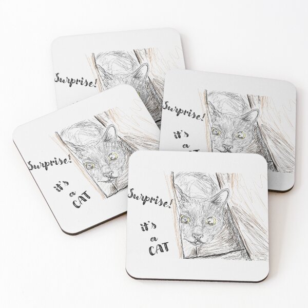 Item preview, Gender Reveal Kitty designed and sold by Hannah Eldritch.