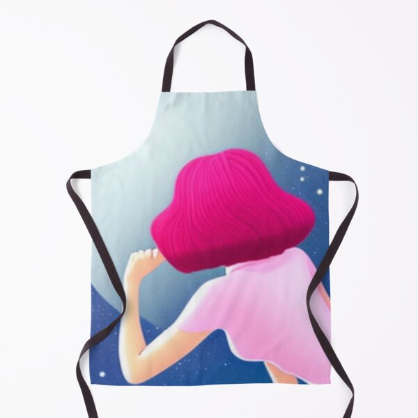 Item preview, Woman looking at the moon retro and vintage style designed and sold by Girly-Universe.