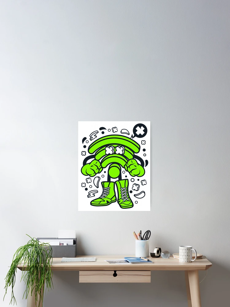 Thumbnail 2 of 3, Poster, Wifi designed and sold by Wear Your Thing.