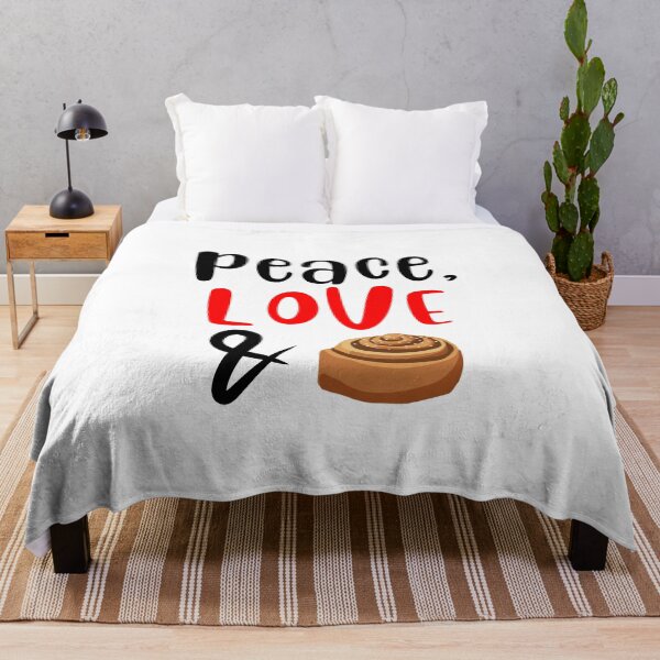 Item preview, Peace Love and Cinnamon rolls, Willow Days designed and sold by avit1.