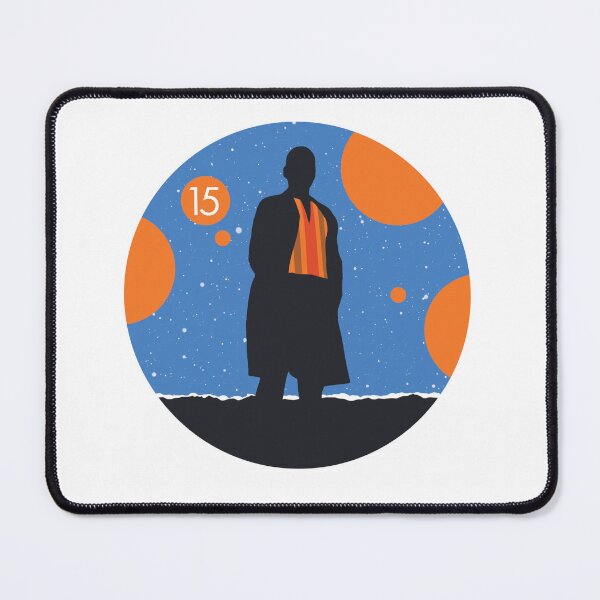 Item preview, Christmas Special Silhouette Fifteenth Doctor Ncuti Gatwa designed and sold by Blue Box Artworks.