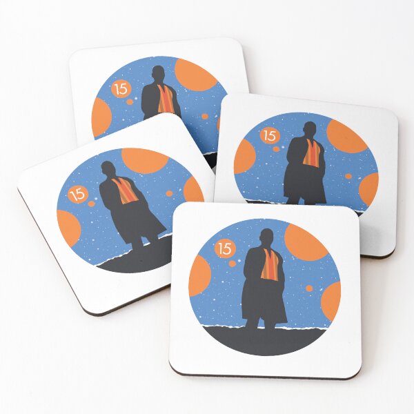 Item preview, Christmas Special Silhouette Fifteenth Doctor Ncuti Gatwa designed and sold by Blue Box Artworks.