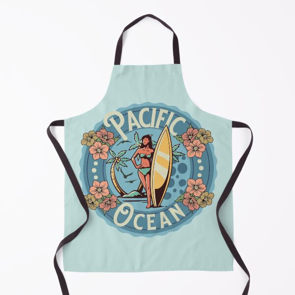Item preview, Pacific Ocean Vintage Print for Pacific Ocean Lovers - For a beach lover, for a surfer, for a beach person. designed and sold by Wentoo.