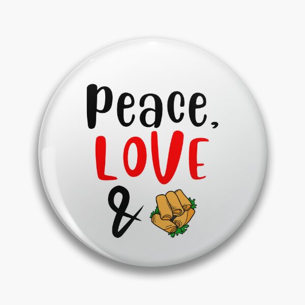 Item preview, Peace Love and Spring Rolls, Willow Days designed and sold by avit1.
