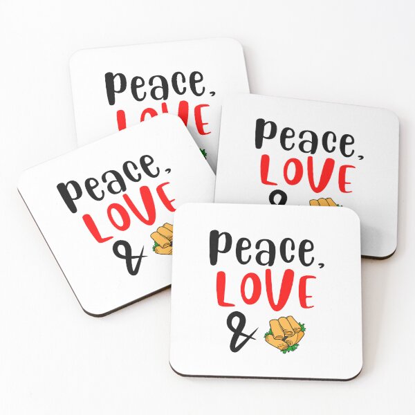 Item preview, Peace Love and Spring Rolls, Willow Days designed and sold by avit1.