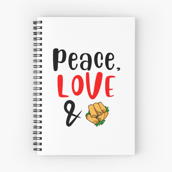 Item preview, Peace Love and Spring Rolls, Willow Days designed and sold by avit1.