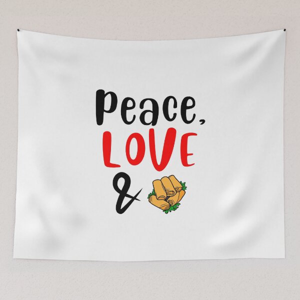 Item preview, Peace Love and Spring Rolls, Willow Days designed and sold by avit1.